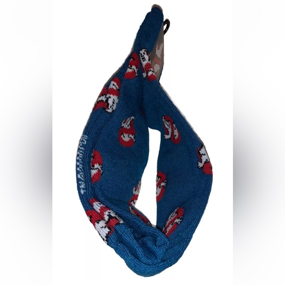 Ghostbusters Crew Socks 1 Pair Men 6.5-12 Blue White Red No Ghost Logo NEW! Bill - Picture 6 of 10